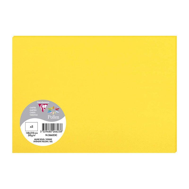 POLLEN Envelopes 120g 148x210mm Intensive Yellow 5s Default Title