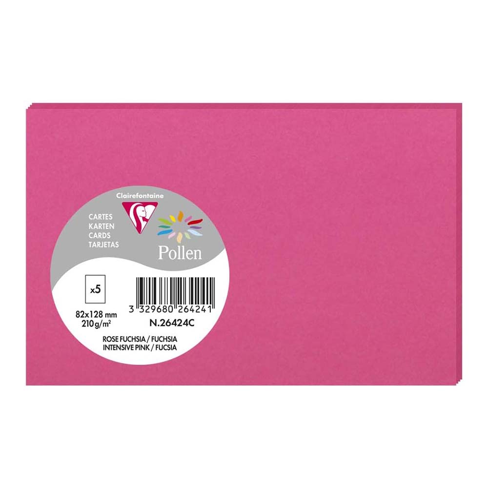 POLLEN Envelopes 120g 82x128mm Intensive Pink 5s