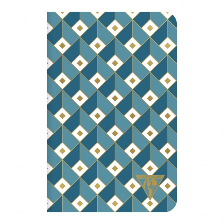 CLAIREFONTAINE Neo Deco 9x14cm Lined 48s Mid-Season Turquoise