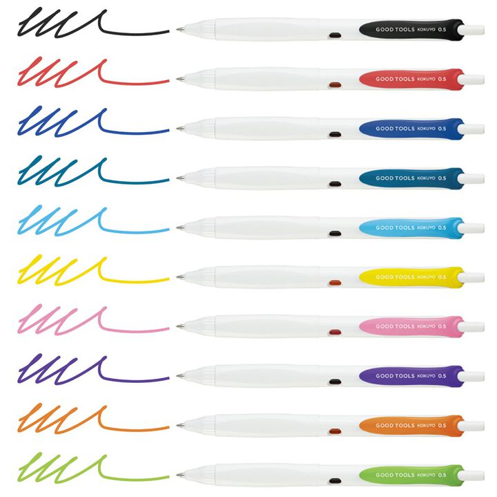 KOKUYO Good Tools Gel Pen 0.5mm Yellow