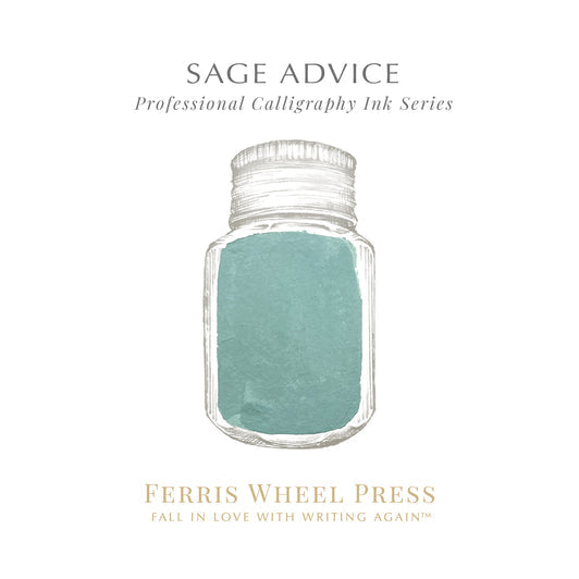 FERRIS WHEEL PRESS Calligraphy Ink 28ml Sage Advice Default Title
