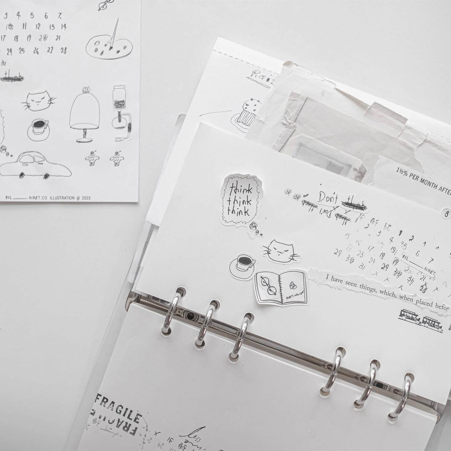 SOM STUDIO x Noet.co Sticker Sheet Doodles Of My D