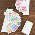 KAMIO Colour Swatch Washi Sticker Bk Green