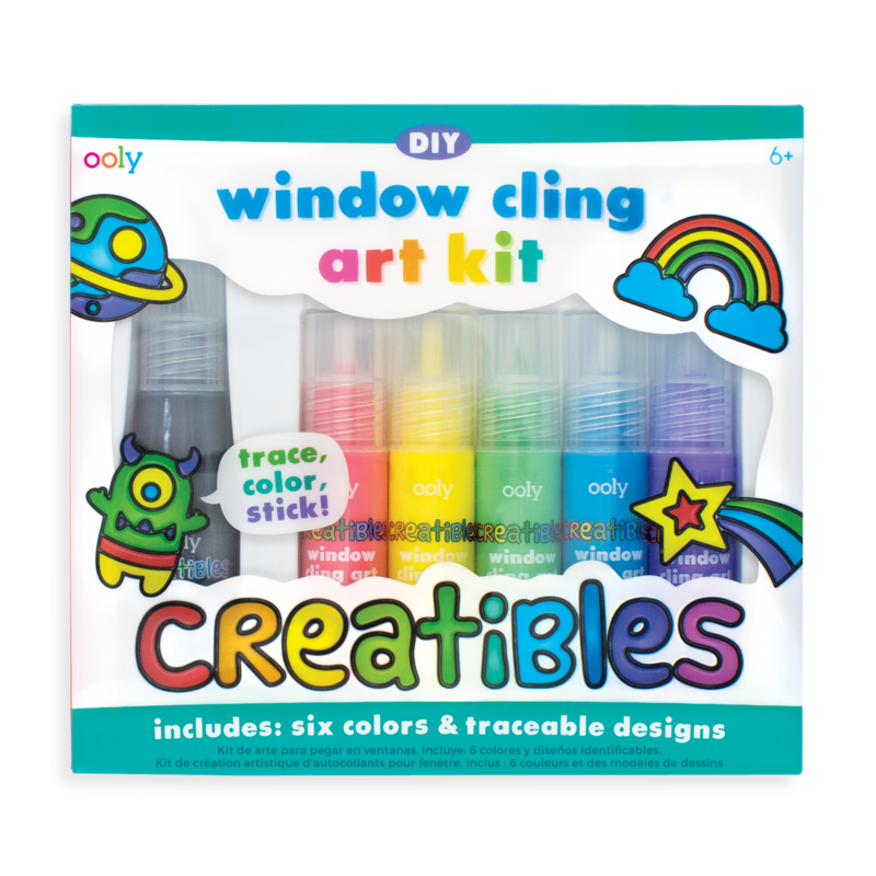 OOLY Creatibles DIY Window Cling Art Kit 1242264