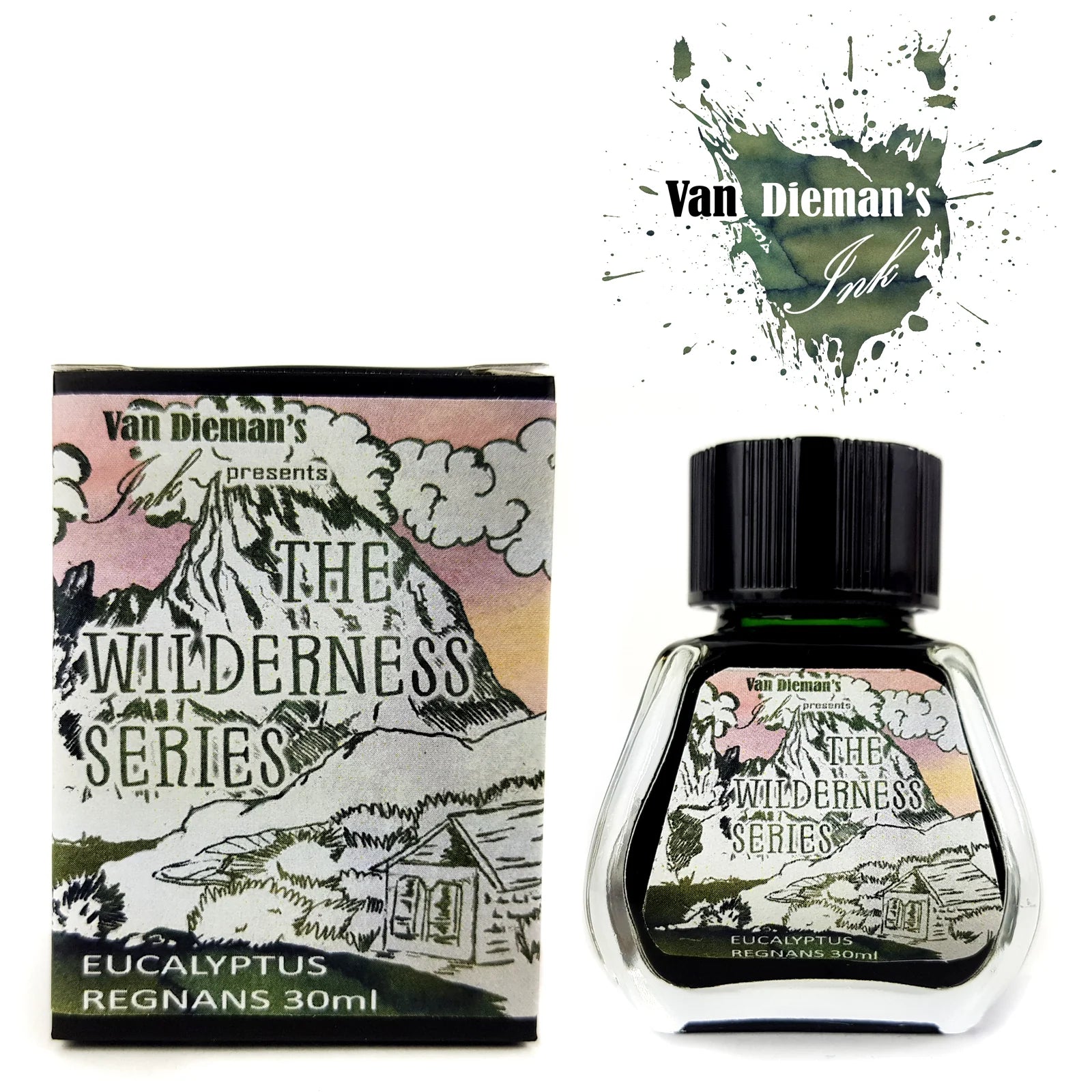 VAN DIEMAN'S Fountain Pen Ink 30ml Wilderness Eucalyptus Regnans