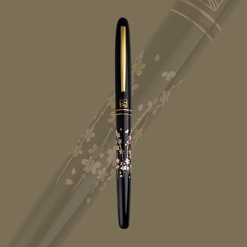 WANCHER x Kuretake Maki-e Shidare Zakura Fountain Pen-Medium