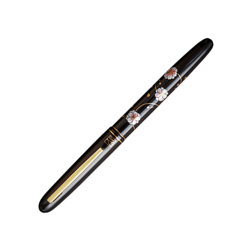 WANCHER x Kuretake Maki-e Botanzakura Fountain Pen-Medium