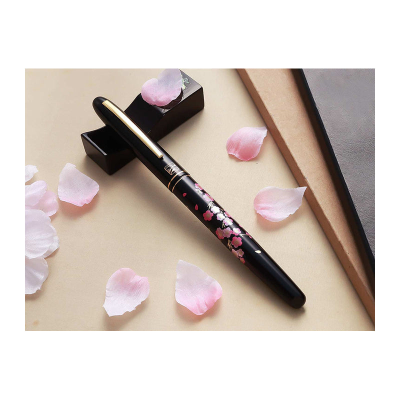 WANCHER x Kuretake Maki-e Sakura Haru Kaze Fountain Pen-Medium