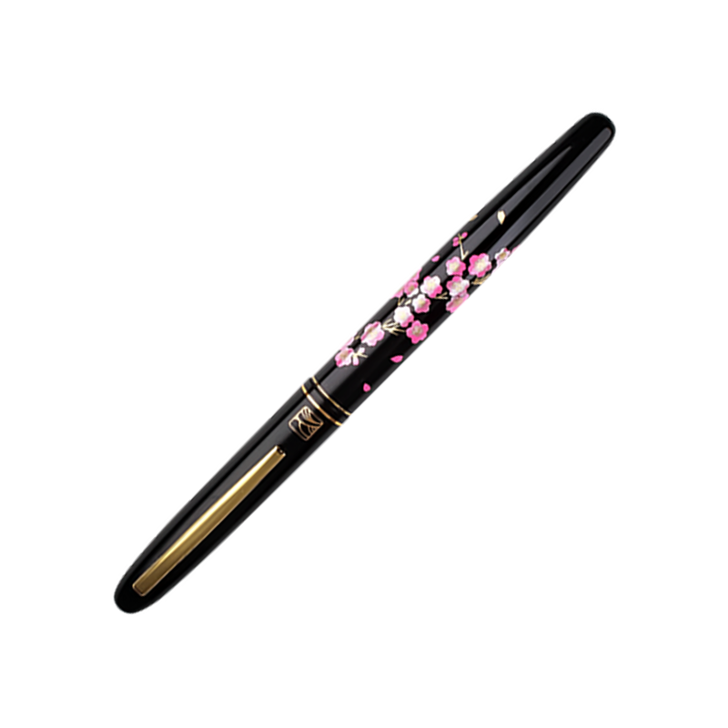 WANCHER x Kuretake Maki-e Sakura Haru Kaze Fountain Pen-Fine