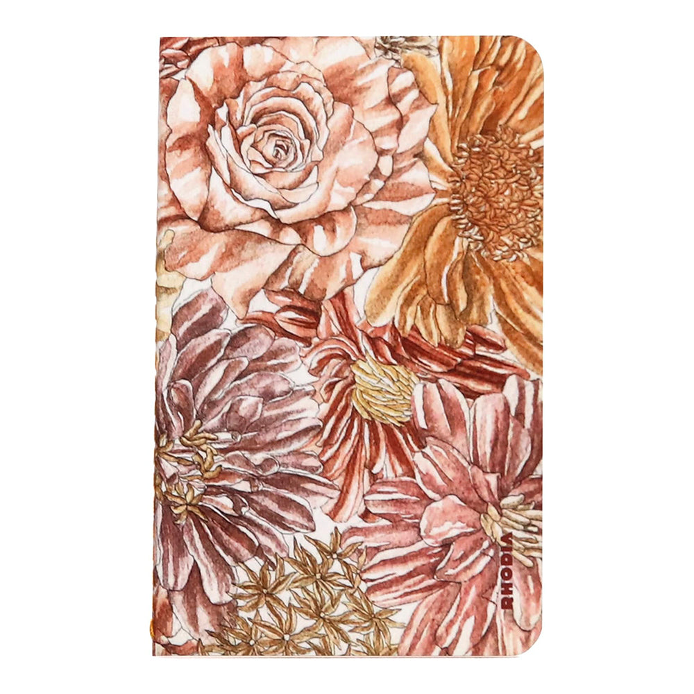 RHODIA Orange Botanique Sewn Spine Notebook 7.5x12cm 24s L