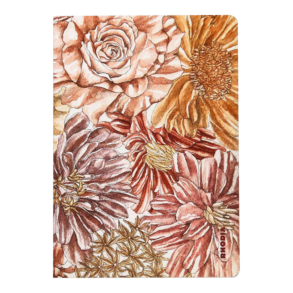 RHODIA Orange Botanique Sewn Spine Notebook A5 32s Lined