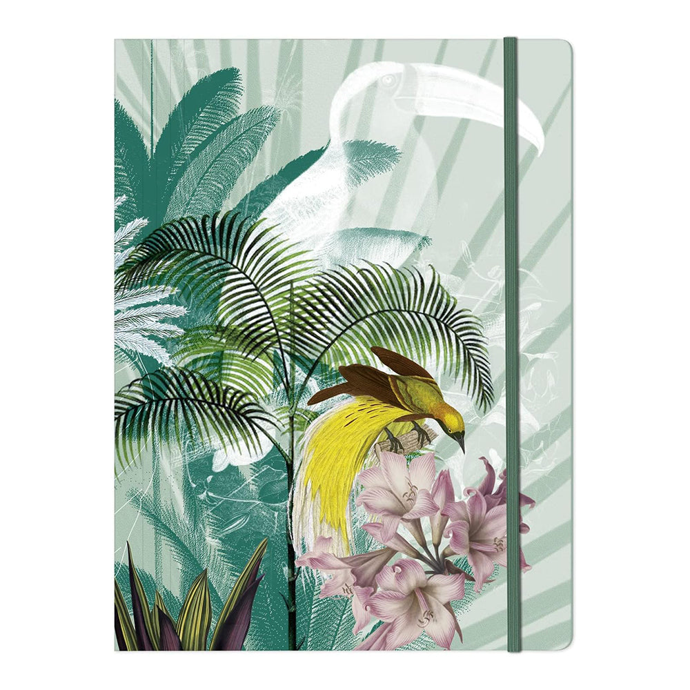 CLAIREFONTAINE x Jungle Harmony Elastic Folder 24x32cm Tropical