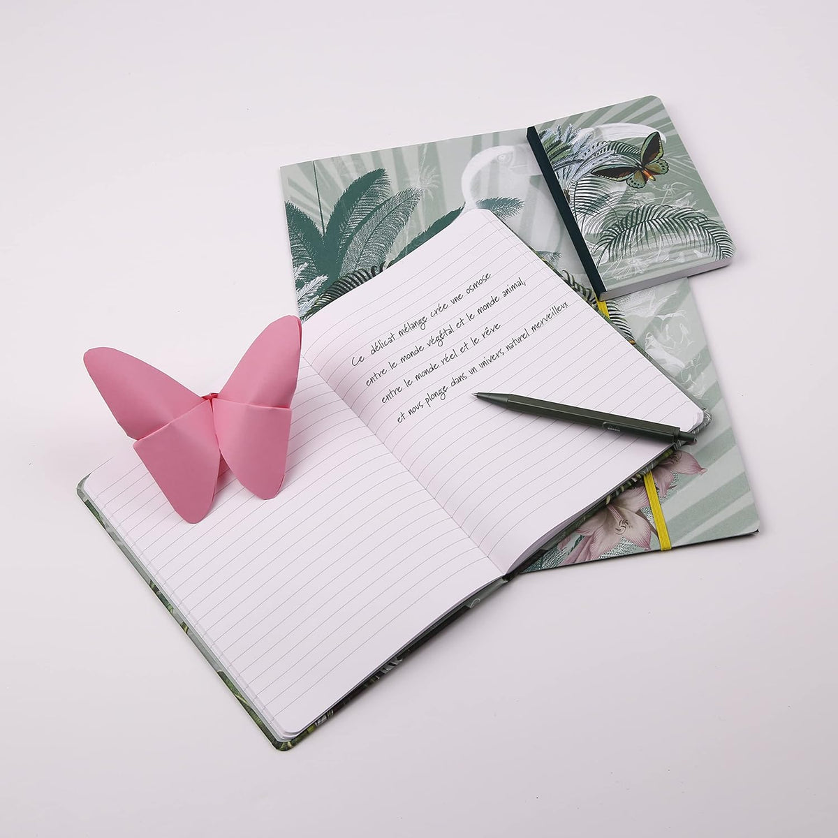 CLAIREFONTAINE x Jungle Harmony Elastic Folder 24x32cm Tropical