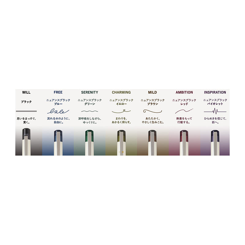 PILOT ILMILY Nuance Black Gel Pen 0.5mm Black Grn