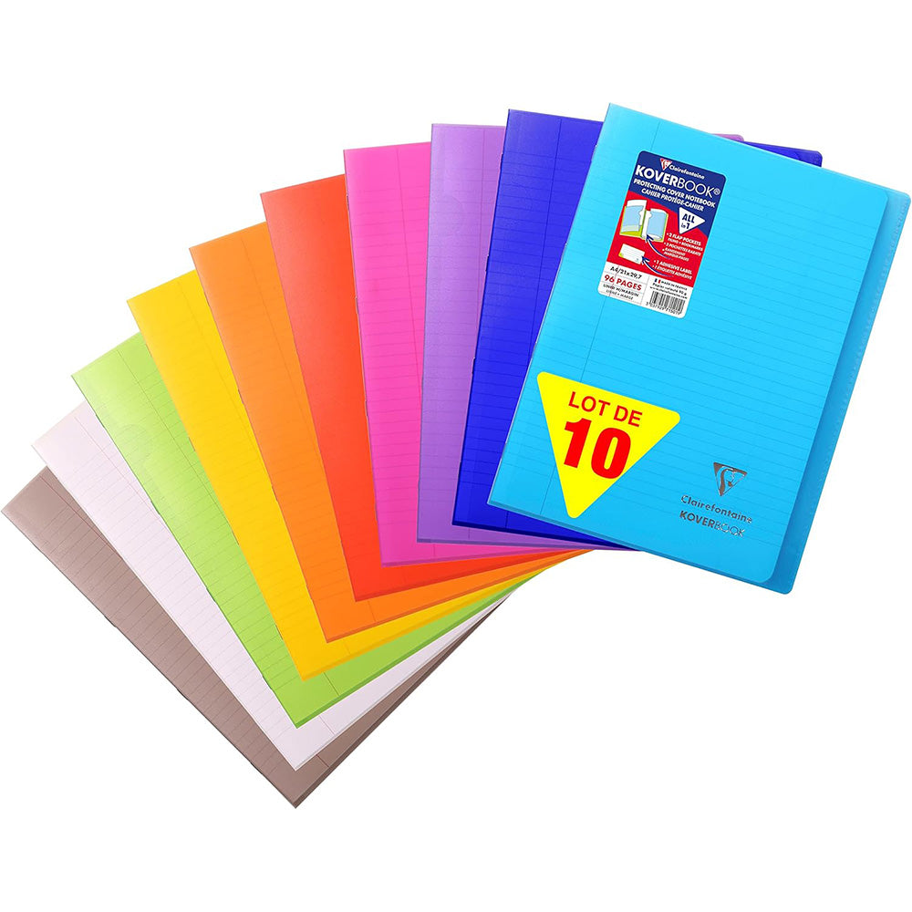 CLAIREFONTAINE Koverbook Trans. PP A4 48s L+M Orange