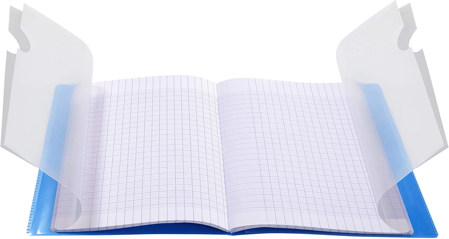 CLAIREFONTAINE Koverbook Trans. PP 17x22cm 48s L+M Red