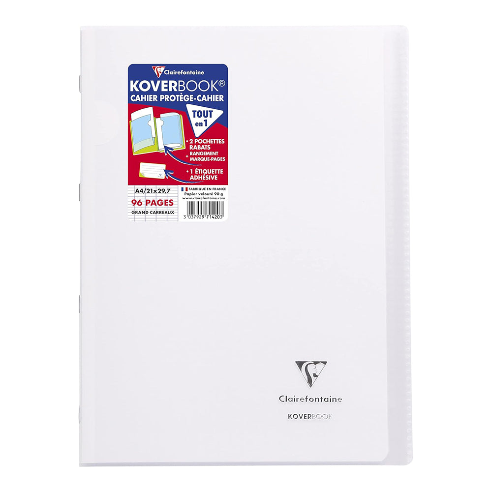 CLAIREFONTAINE Koverbook Trans. PP 21x29.7cm 96p Seyes CLess