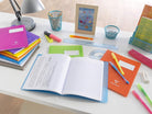 CLAIREFONTAINE KOVERBOOK Transparent PP 24x32cm 96p Seyes Pink