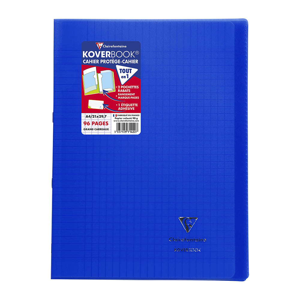 CLAIREFONTAINE Koverbook Trans. PP 21x29.7cm 96p Seyes Navy