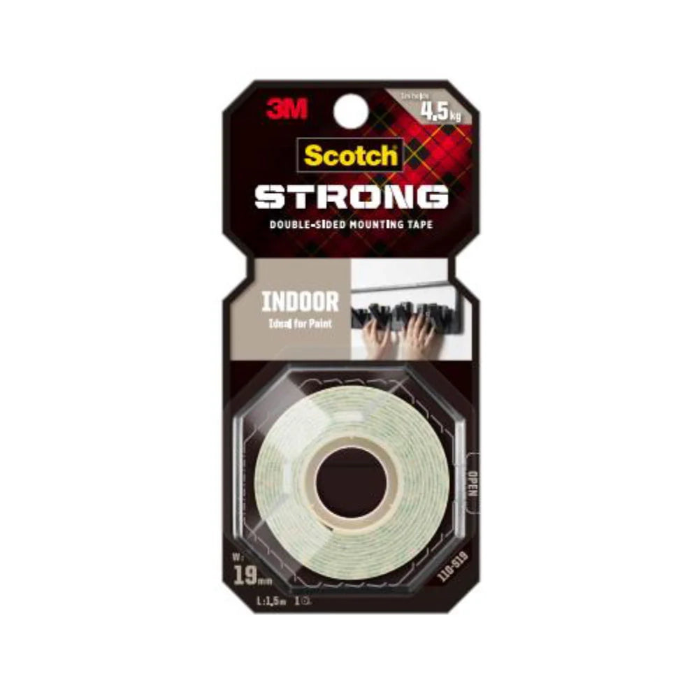 3M Scotch Indoor Mounting Tapes 110S 19mmx1.5M