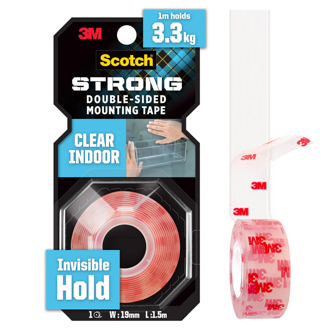 3M Scotch Clear Mounting Tapes 410-S 19mm1.5M