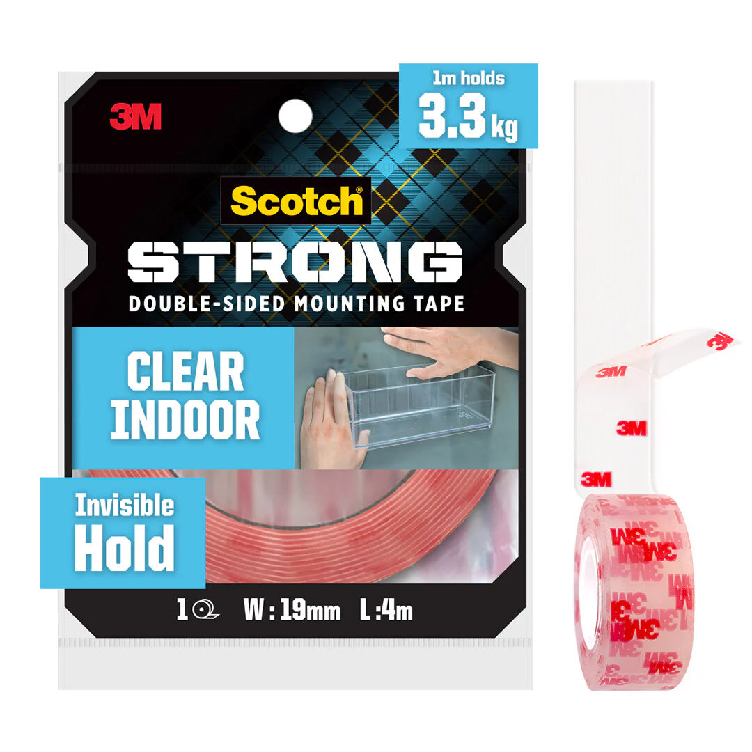 3M Scotch Clear Mounting Tapes 410-M 19mmx4M