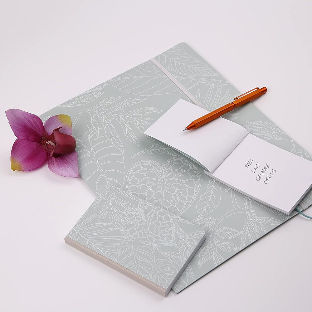 CLAIREFONTAINE x Jungle Harmony Clothbound Notebook 9x14cm 72s Lined Foliage