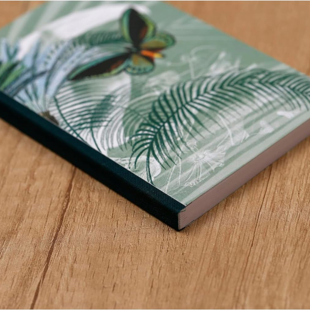 CLAIREFONTAINE x Jungle Harmony Clothbound Notebook 9x14cm 72s Lined Butterfly