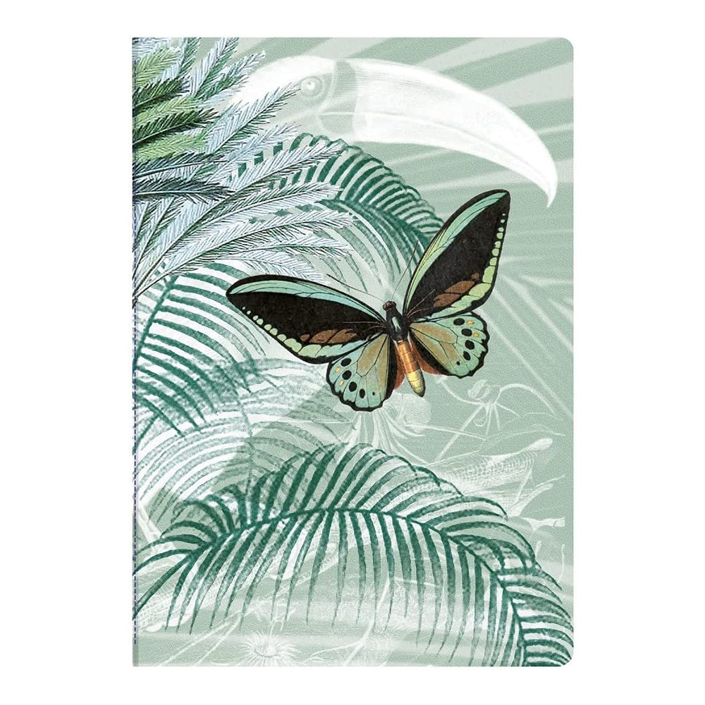 CLAIREFONTAINE x Jungle Harmony Notebook A5 32s Lined Butterfly