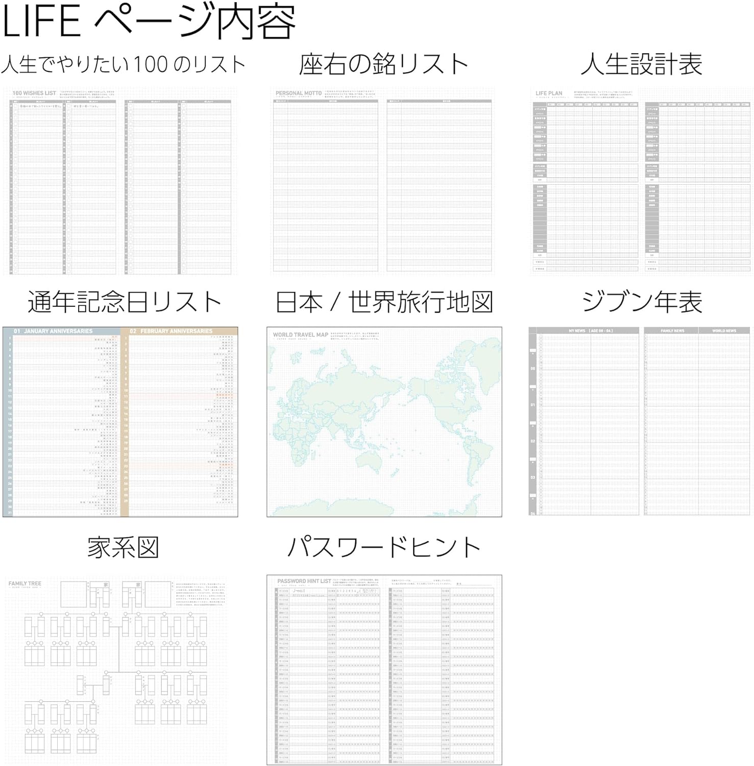 KOKUYO 2024 Jibun Techo Diary 3in1 Standard Navy Default Title