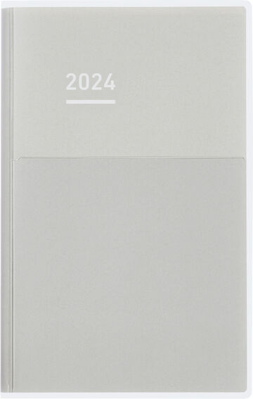 KOKUYO 2024 Jibun Techo Diary Days mini Grey Default Title