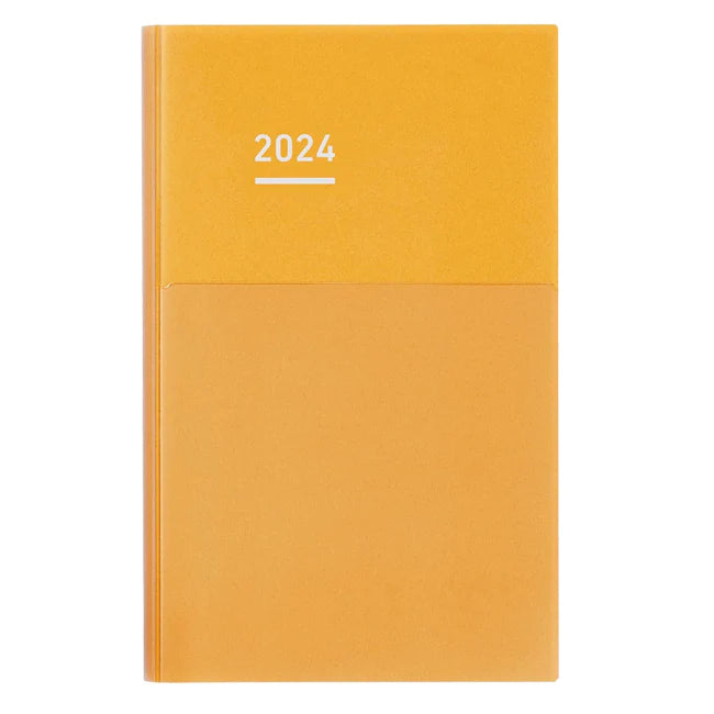 KOKUYO 2024 Jibun Techo Diary Days mini Yellow Default Title