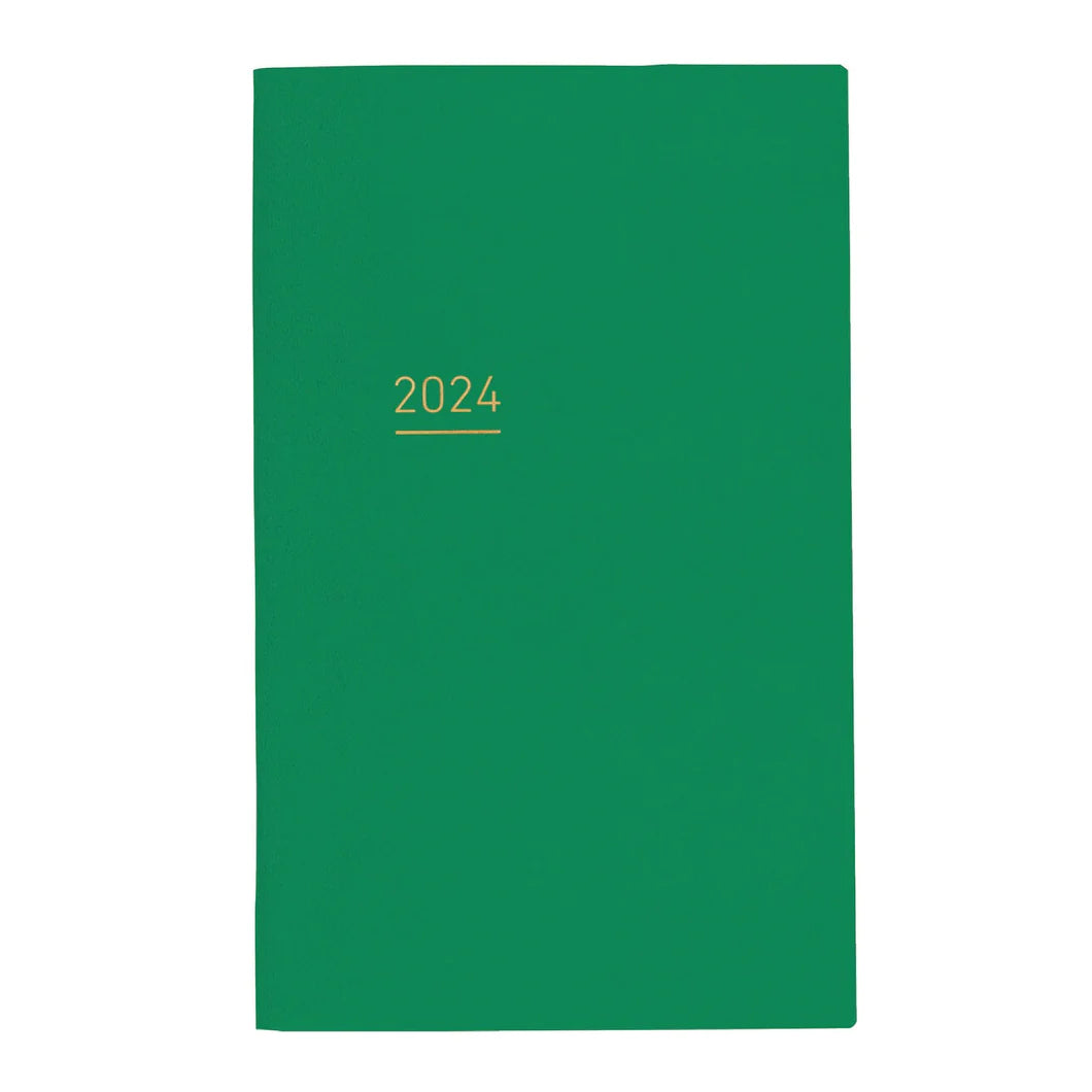 KOKUYO 2024 Jibun Techo Diary Lite mini Green Default Title