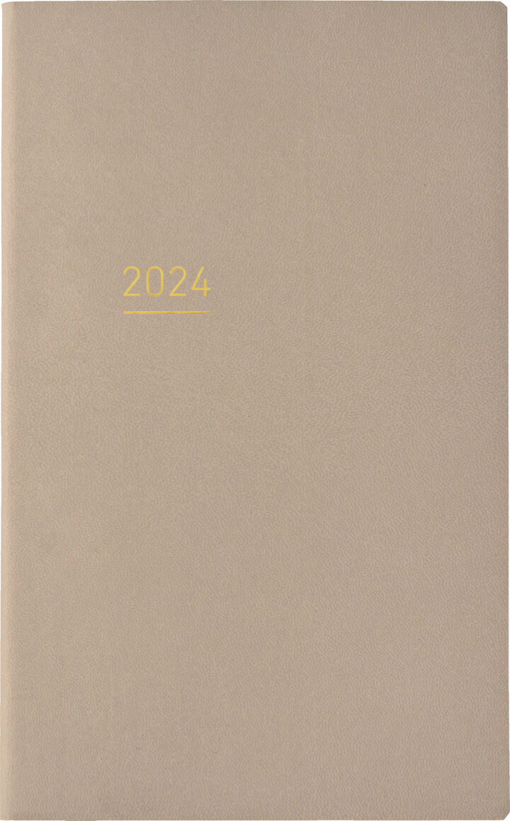 KOKUYO 2024 Jibun Techo Diary Lite mini Beige Default Title