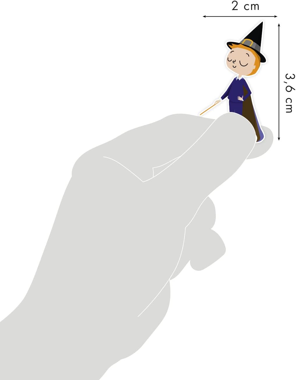 MAILDOR 3D Stickers Cooky Wizards 1s 1244745