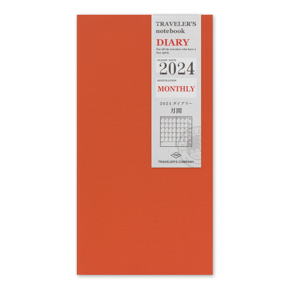 TRAVELERS NOTEBOOK 2024 Regular Size Monthly Refil