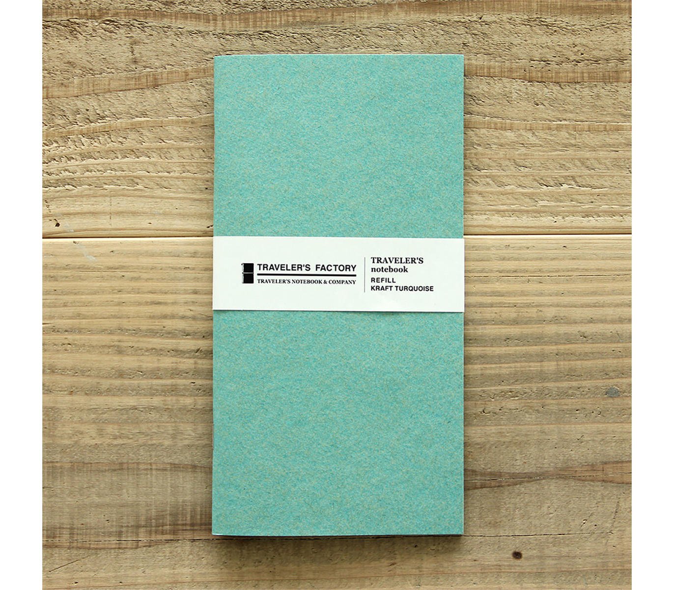 TRAVELERS FACTORY Regular Size Refill Kraft Turquoise