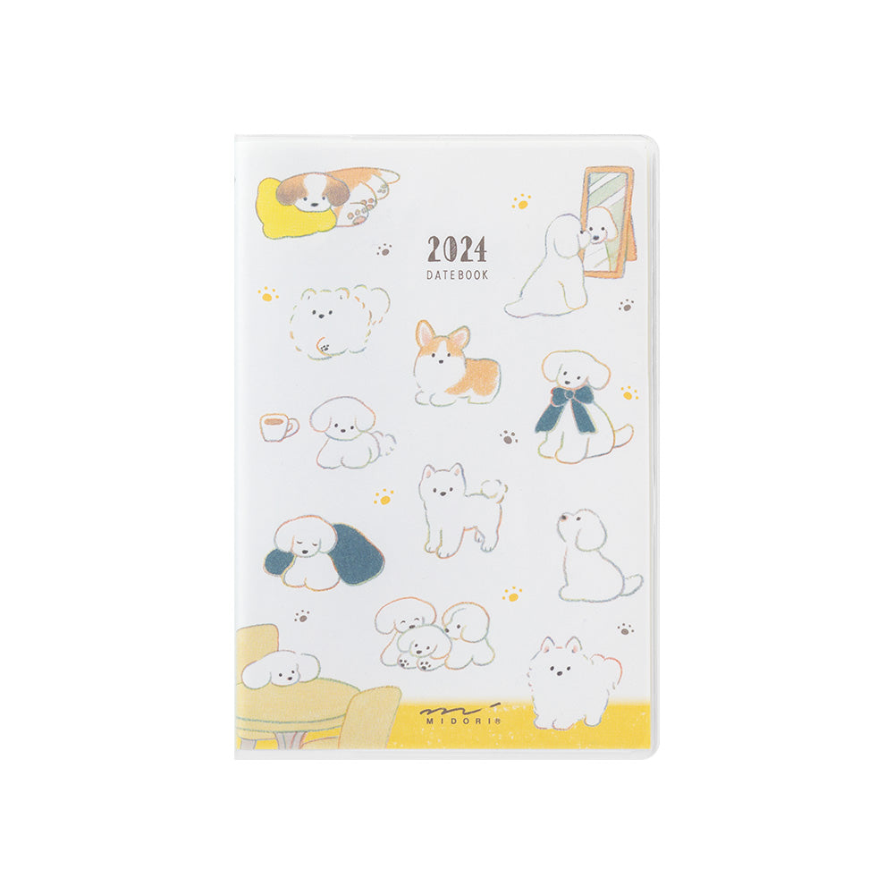 MIDORI 2024 Pocket Diary Mini Dog