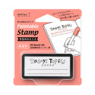 MIDORI Paintable Stamp Pre-Inked Half Size One Phrase Of The Day