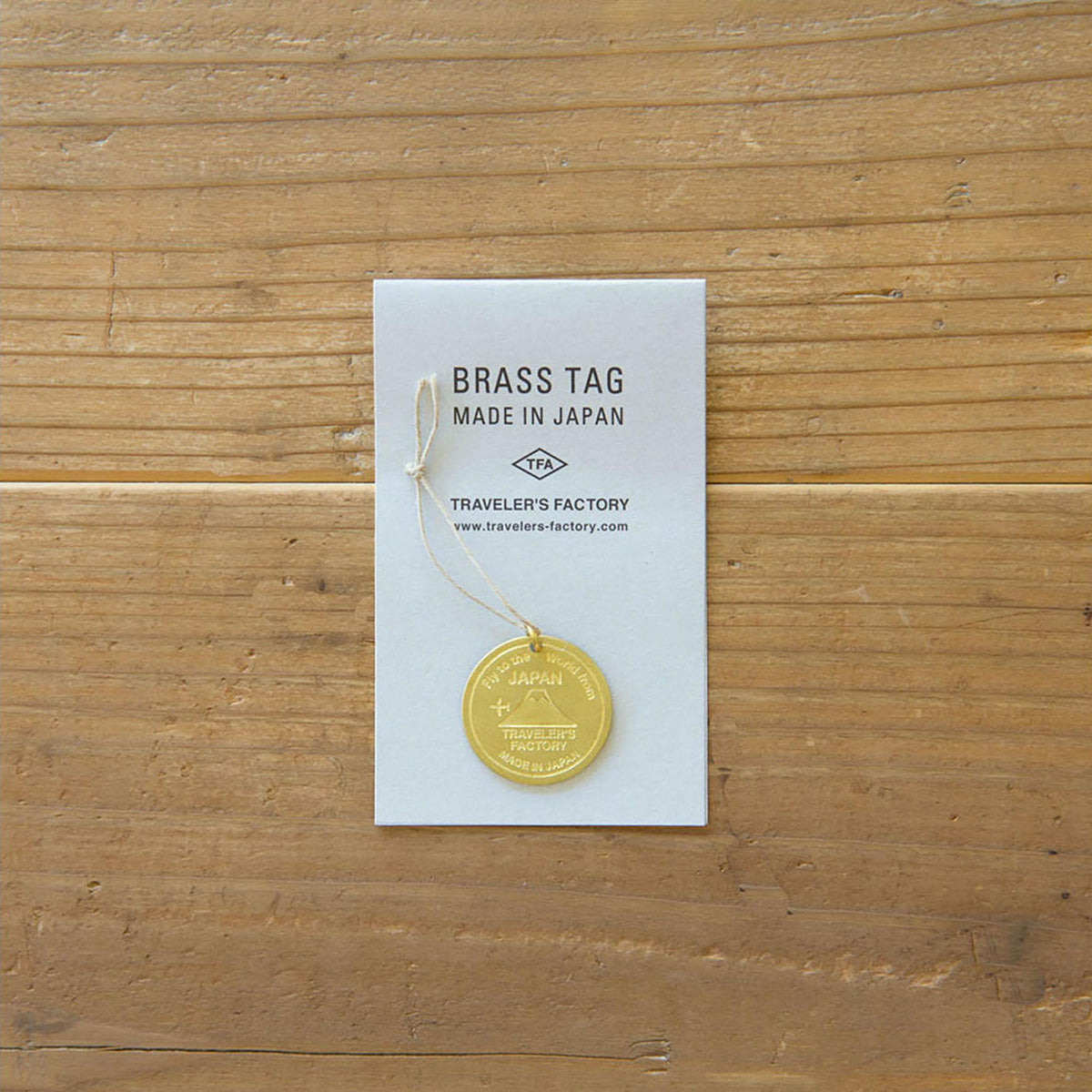 TRAVELERS FACTORY Brass Tag Japan Trip