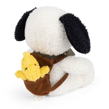 PEANUTS 20cm Snoopy with Woodstock In Backpack