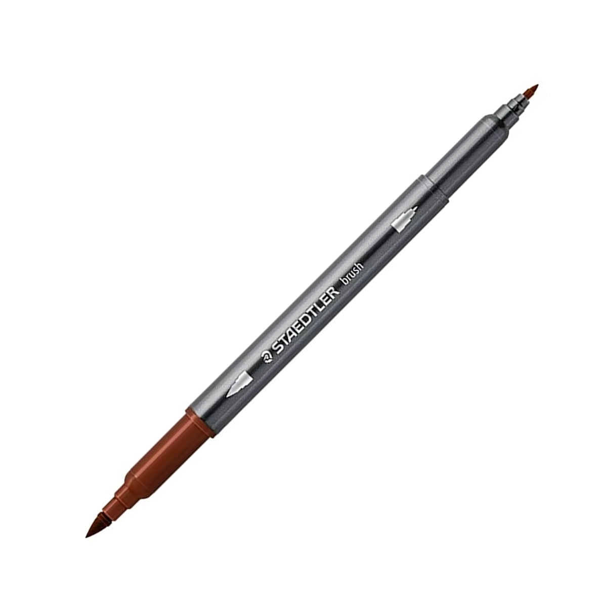 STAEDTLER Double-Ended Watercolour Brush Pen Brown