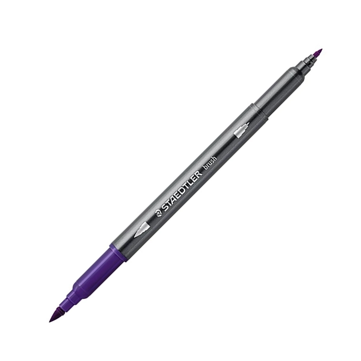 STAEDTLER Double-Ended Watercolour Brush Pen Blue Violet