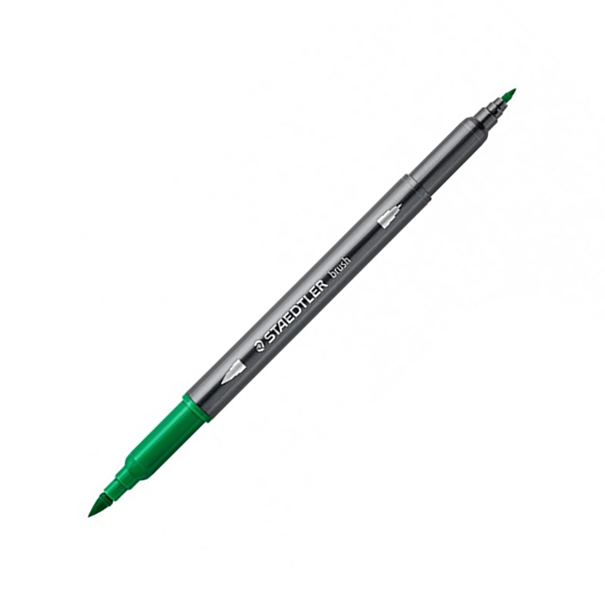 STAEDTLER Double-Ended Watercolour Brush Pen Green