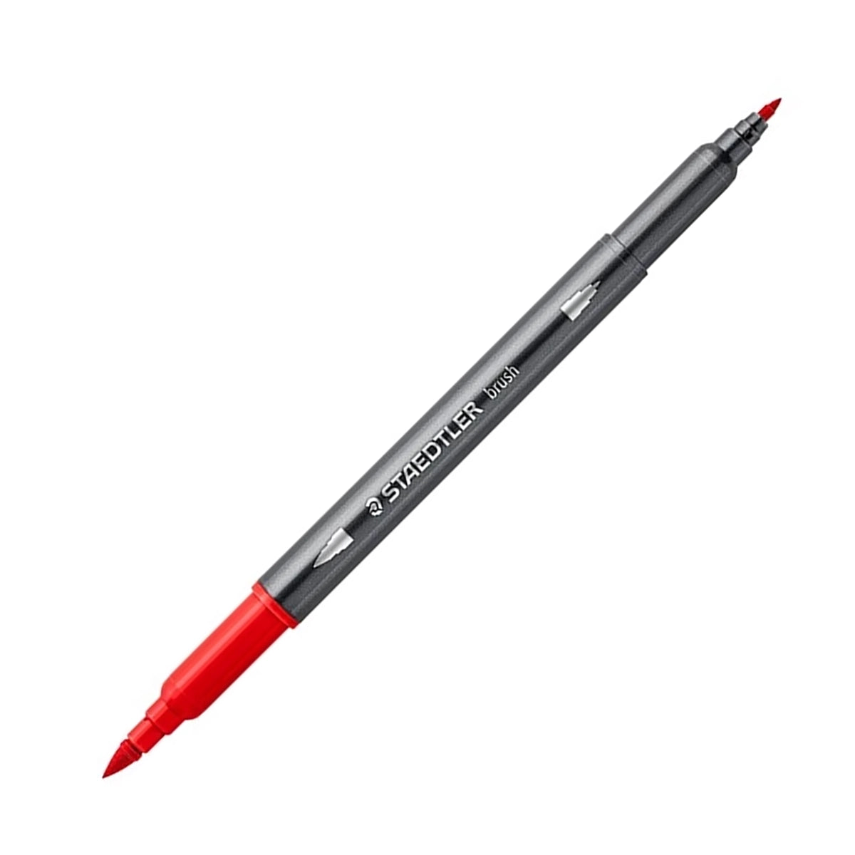 STAEDTLER Double-Ended Watercolour Brush Pen Red