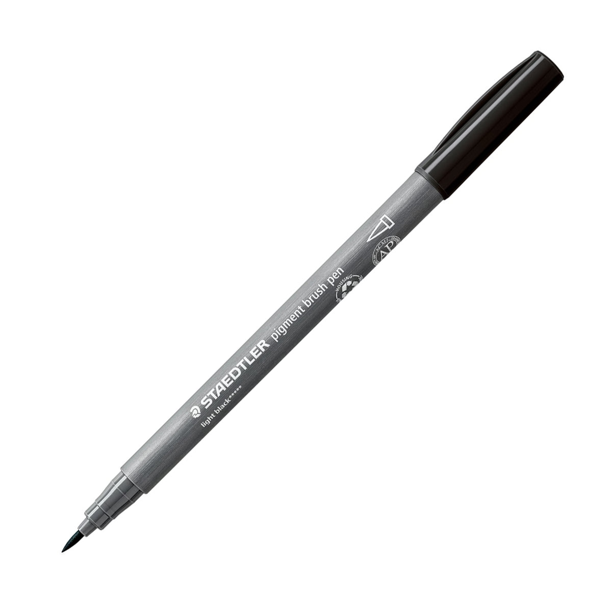 STAEDTLER Pigment Brush Pen Light Black