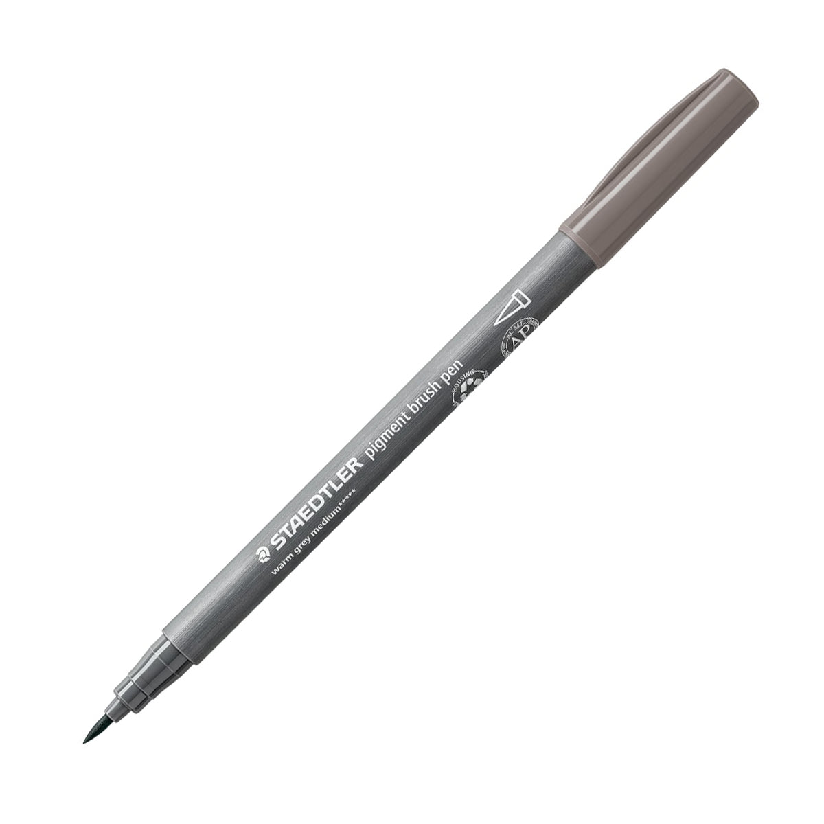 STAEDTLER Pigment Brush Pen Warm Grey Medium