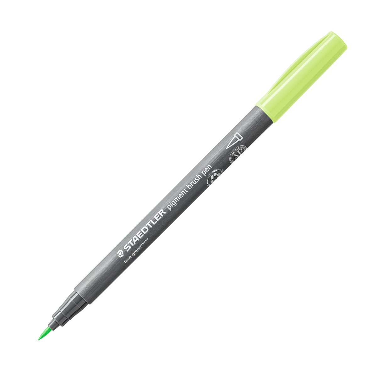 STAEDTLER Pigment Brush Pen Lime Green