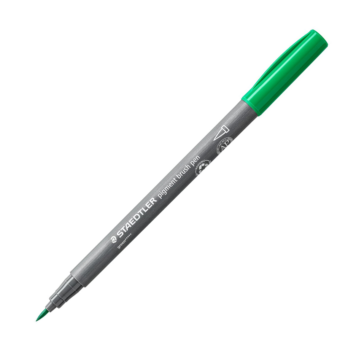 STAEDTLER Pigment Brush Pen Green