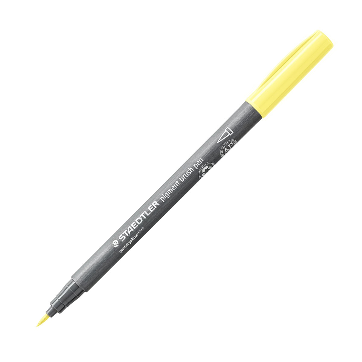 STAEDTLER Pigment Brush Pen Pastel Yellow